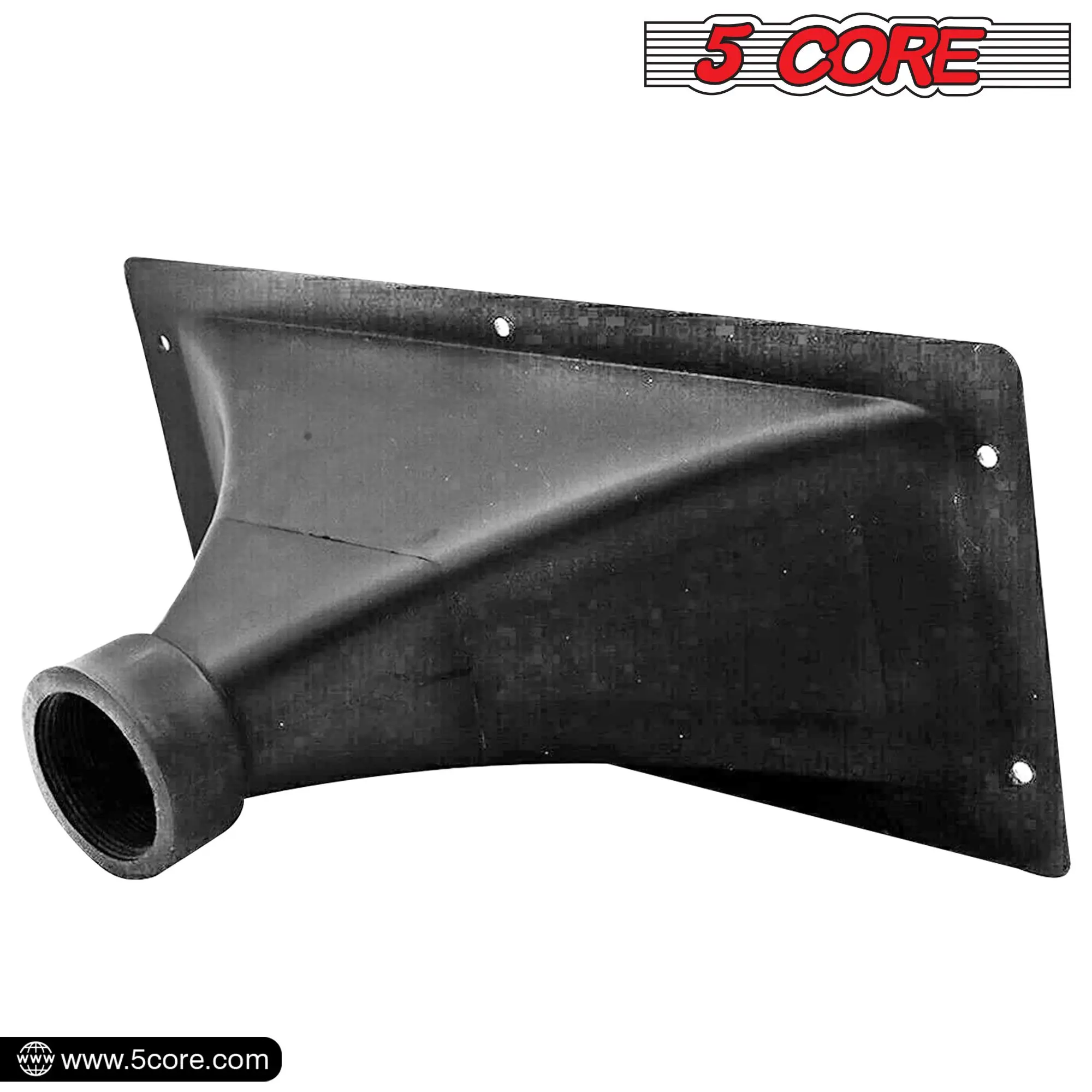 Buzina alto-falante garganta preta 1 peça parafuso no tweeter driver chifre 4x10 Polegada retângulo todos os climas diretividade alto-falante chifre garganta