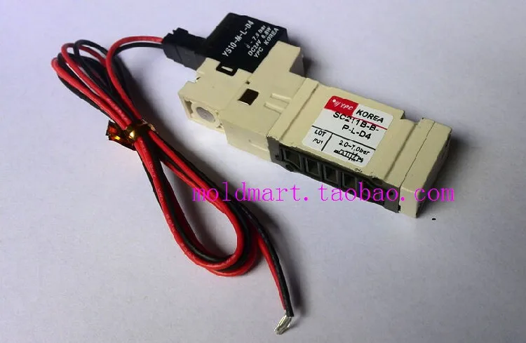 

Электромагнитный клапан YPC SC211B-B-P-L-D4 Quick YS10-M-L-D4, новый, DC24V