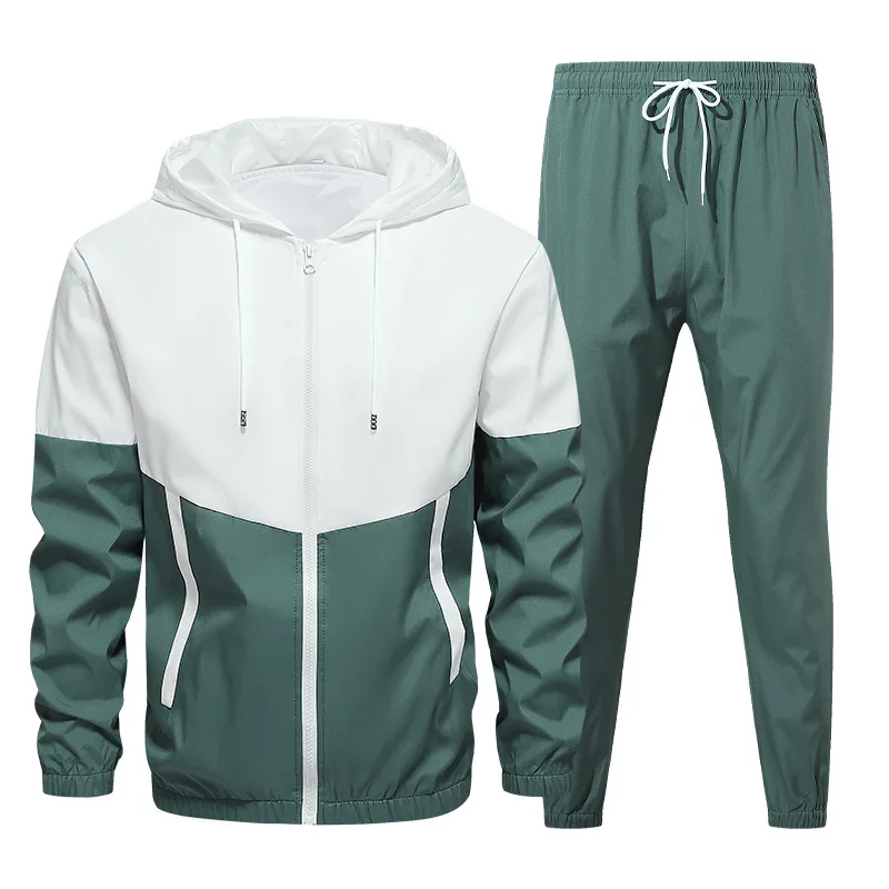 2024autumn men's jacket set sports youth trend handsome fashion fashion brand men's leisure suit