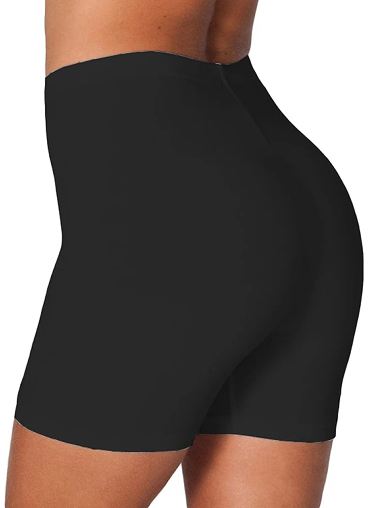 Casual High Waist Tight Fitness Summer Solid Sexy Stretch Women Shorts Soft Elastic Slim Skinny Gym Sports Bottoms Athletic