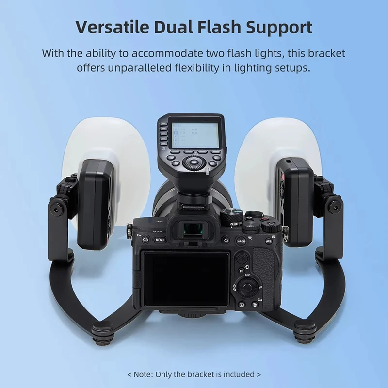 MF-DB Flexible Flash Bracket For  Photography Portrait Macro Photography For Nikon/ Sony DSLR Cameras