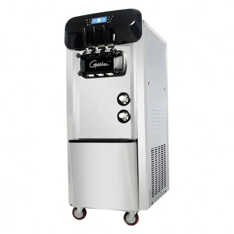 Multifunctional automatic tabletop type Durable 3 in 1 Ice Cream Maker Machine for High-volume Commercial Use