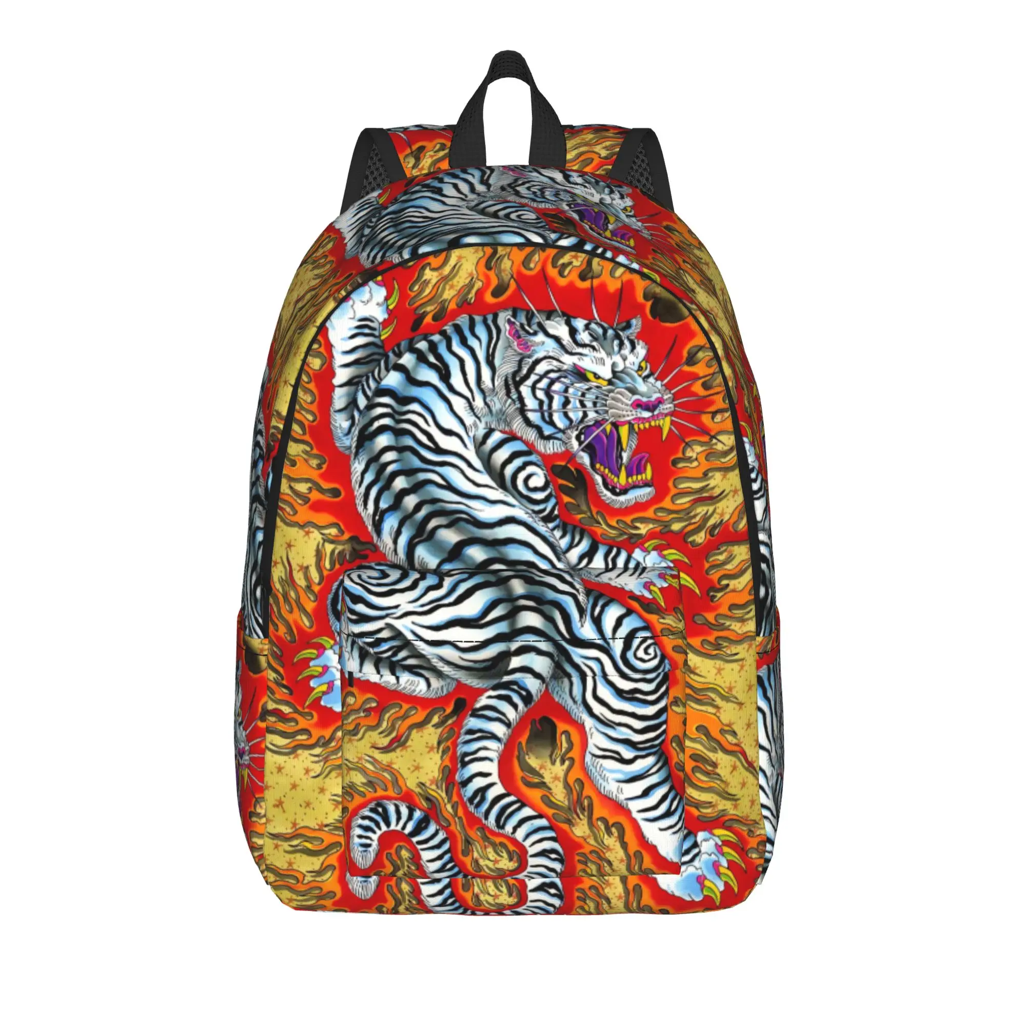 Backpack Women Men Ed Hardy Large Backpacks Polyester Kawaii High School Bags Trekking Design Rucksack