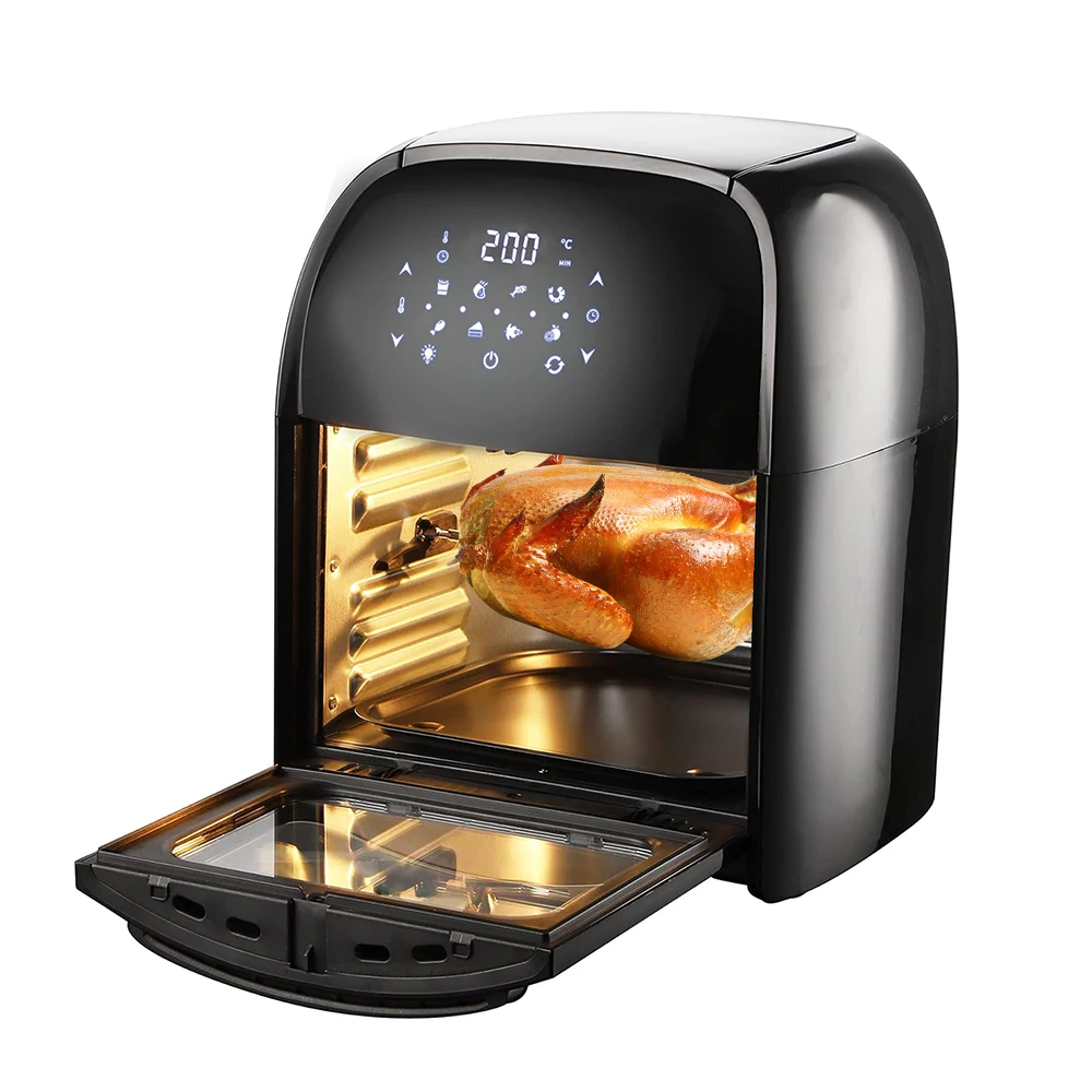 New Model House hold Electric Digital Smart 12l Single Basket Air Fryers with Visible Window view 4
