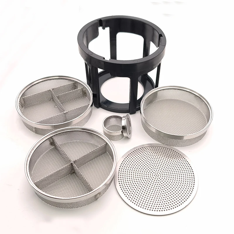 

Набор чистящих корзинок из нержавеющей стали 304L с рамкой для автоматической чистящей машины для деталей часовых механизмов, инструменты для часовщиков