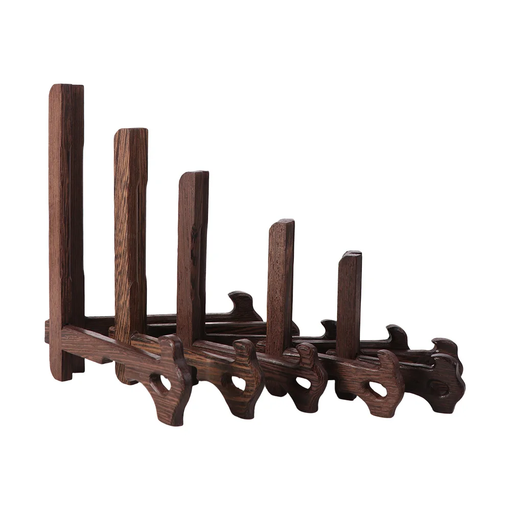

Home Picture Bracket Wooden Decoration Display Stand Photo Frame Stand Easels Plate Holder