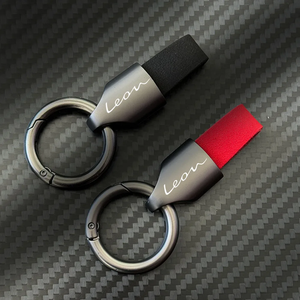 JDM Keychain Rings Key Chain Precious Metal for SEAT LEON Car Accessories