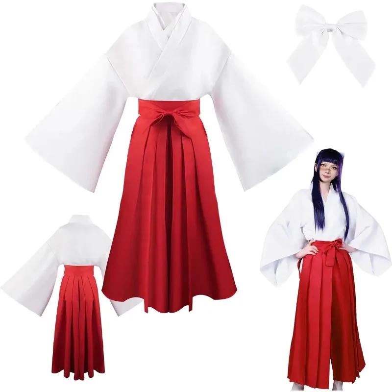 

Anime Iori Utahime Cosplay Costume Japanese Kimono Unifrom Wig Suit for Women Halloween Carnival Party Roleplay Outfits