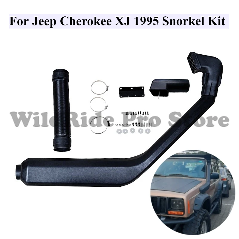For Jeep Cherokee XJ 1995 Snorkel Kit Waterproof Air Intake Pipe Off-Road 4x4 Wading Upgrade