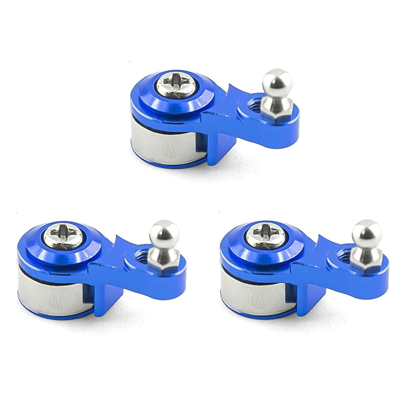 3Pcs 25T Metal Adjustable Damping Servo Arm Servo Horn For 1/10 RC Crawler Car Traxxas TRX4 TRX-4 TRX6 Upgrade Parts