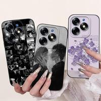 Floral Cartoon Case For Infinix Smart 8 Case X6525  X6525D Soft Slim Back Cover For Infinix Smart 8 Smart8 Pro 2023 Bumper Funda
