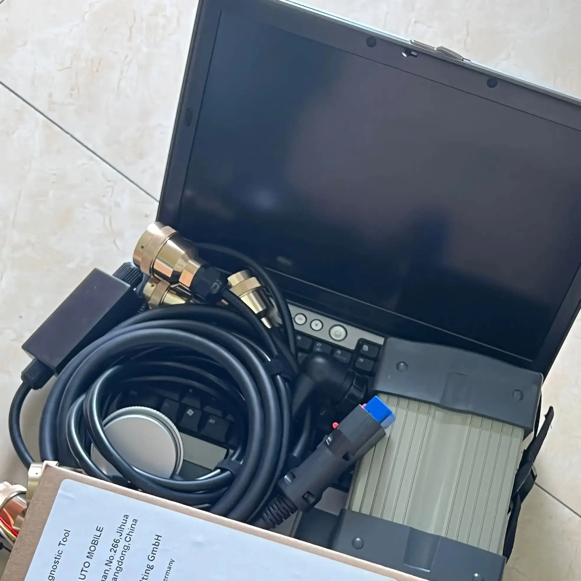 for Mercedes Diagnose Tool Mb Star C3 Sd Connect 3 with V2014.12 SSD Software Xen--try in DELL D630 Used Laptop Fully Kit SSD