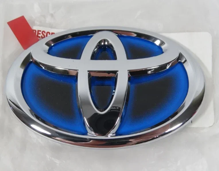 3D Car Hybrid Logo Front Grill Hood trunk Emblem for Toyota Corolla Camry RAV4 Hilux CHR Highlander Yaris Vios Alphard HRV Reiz view 2