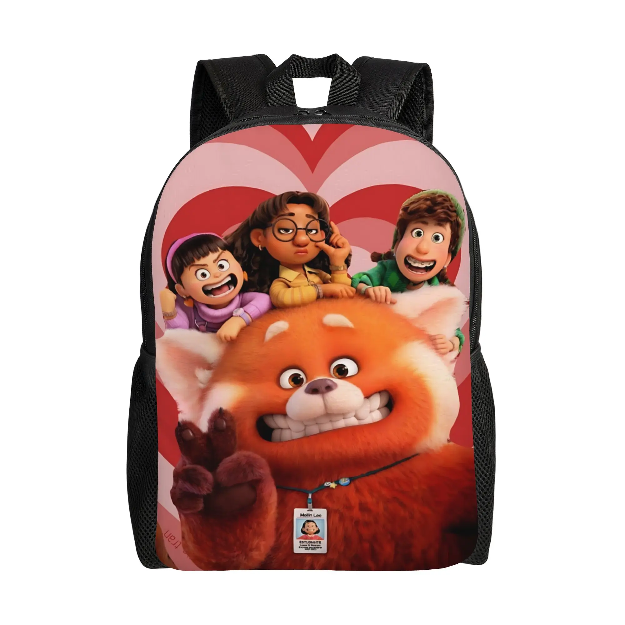 

Рюкзак Happy 2026 Red Panda Daypack Turning Red, повседневный, для работы, на молнии, 1 шт.
