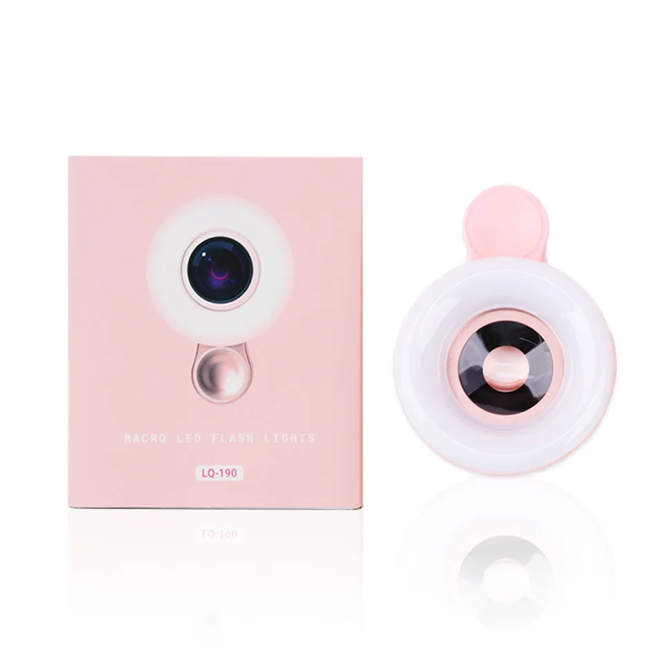 Neues Objektiv für Mobile 15X Fill Ring Light Selfie Live Lampe Kameraobjektiv mit LED Universal Flash Smartphone Tragbarer Lichtclip – Detail 11