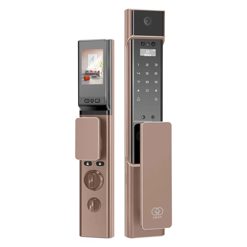 

[2026]Liwen Keyless Entry City 9808 Zinc Alloy Smart Door Keyless Entry Online Data Storage For Home Use Fingerprint Electronic