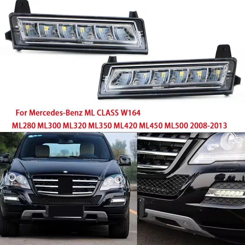 

Дневные ходовые огни в сборе, подходят для Mercedes Benz ML GL GLK W164 X164 X204 2005-2014, передний бампер, противотуманные фары 1649060151