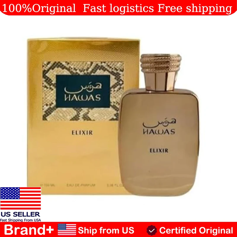 

RASASI Hawas Elixir Eau De Parfum 100ML Arabian Women's Perfume Long Lasting Fragrance Cologne Persistence Pheromone Portable
