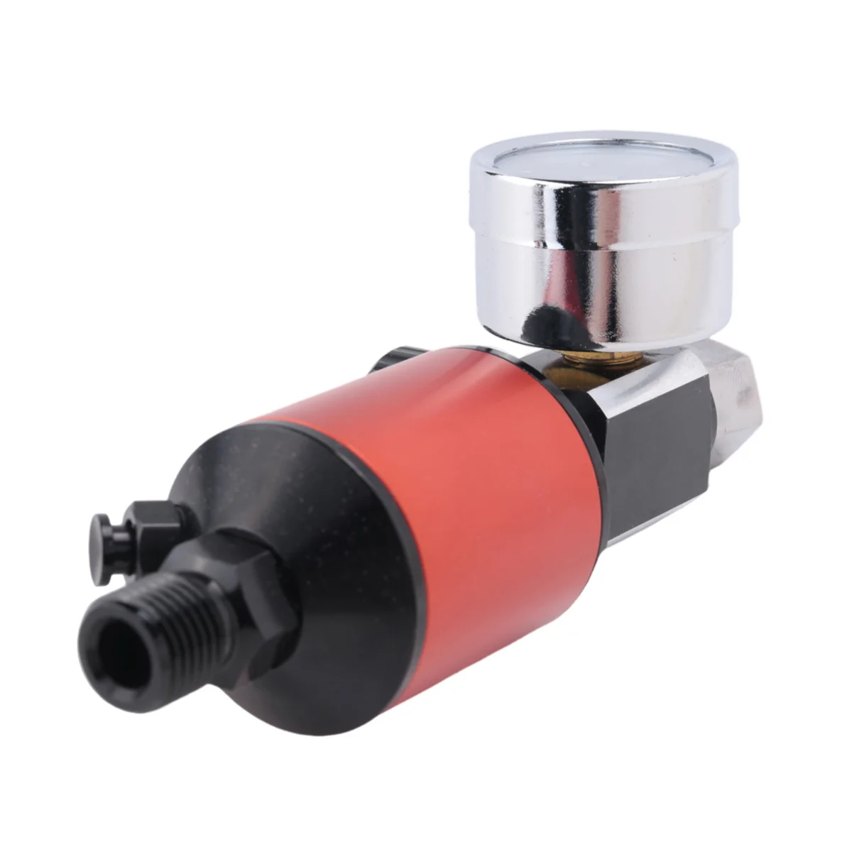 A43MM Air Compressor Regulator Oil Moisture Separator Clean, 1/4Inch NPT Inlet and Outlet Air Pressure Regulator,For Air Tools