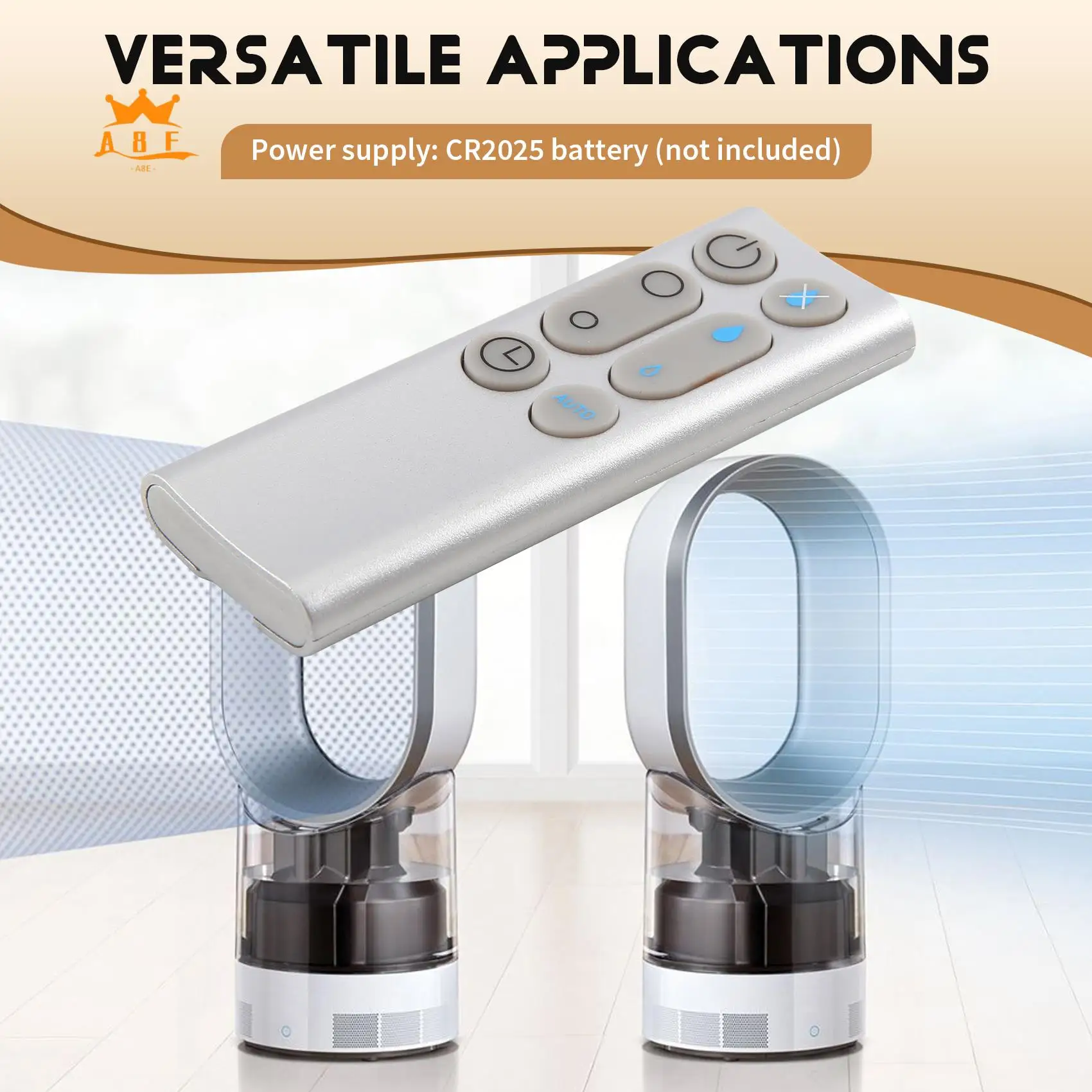 

A08E-Replacement Remote Control For Dyson AM10 Humidifier Fan Air Purifier Fan