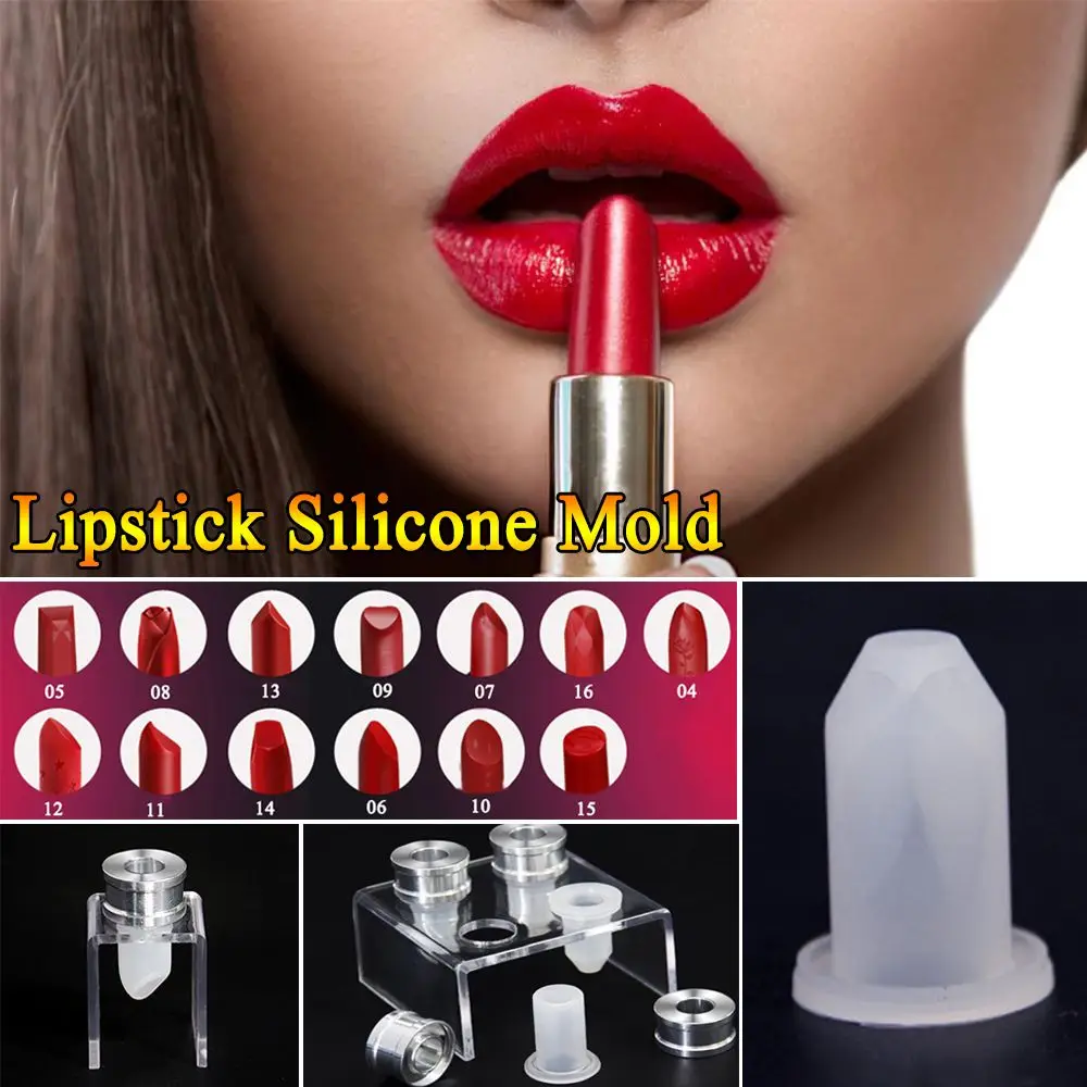 12.1mm Ring Holder Silicone Stand Cosmetics Bracket Lipstick Mould Lip Makeup Tools Tube Lip Balm Mold