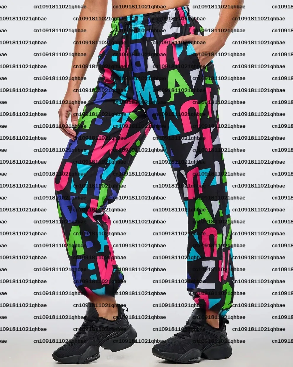 ZW 2026 نموذج جديد تنفس التجفيف السريع السراويل عادية فضفاض مستقيم الساق الدانتيل متابعة ملابس رياضية بنطلون عصري #1