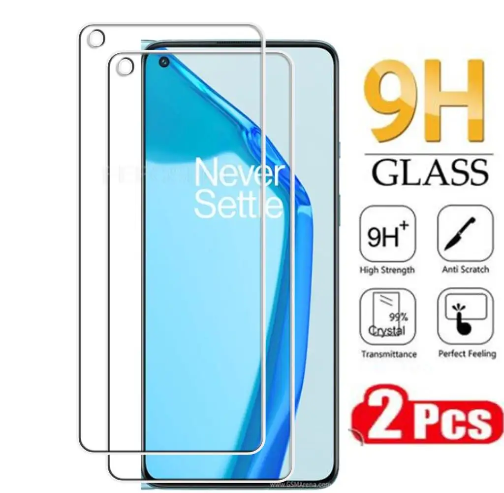 Original Schutz Gehärtetes Glas FÜR OnePlus 9R 9 6,55 "OnePlus9R LE2101 LE2100 LE2113 LE2111 Display-schutzfolie