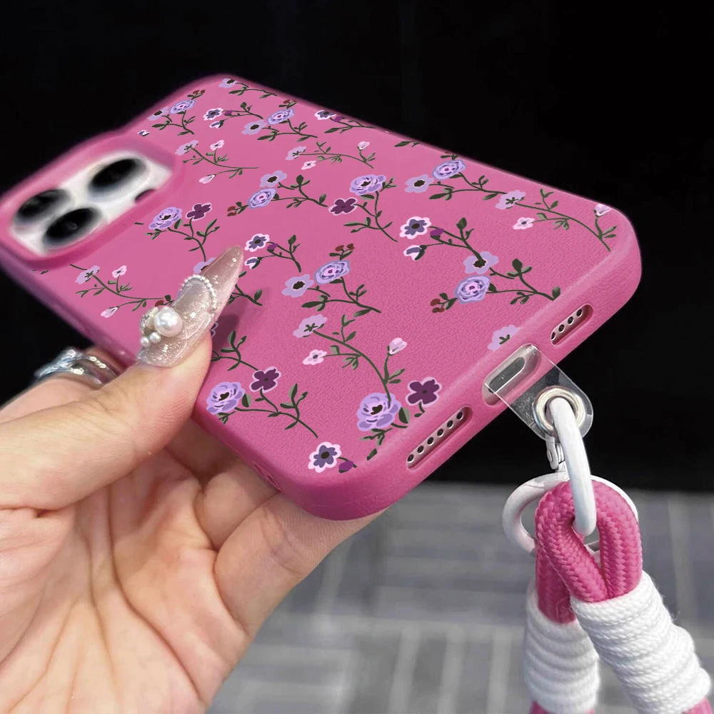 Funda de silicona mate con cor - Phone Cases Purple reseña y precio