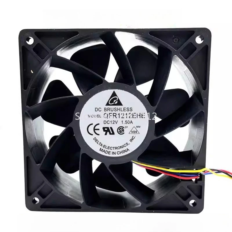 New Fan for Delta QFR1212EHE 12038 12V 1.5A Violent Fan 120*120* 38MM