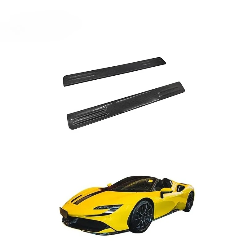 Acessórios de Interior para Carro em Estilo OEM, Soleiras de Porta em Carbono Seco para Decorações em Carbono Seco SF90