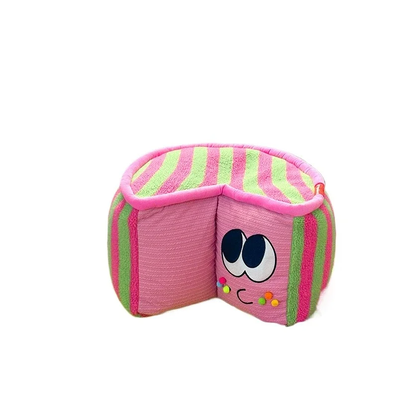

Cake pier lazy sofa bedroom living room small pier tatami ins wind dopamine color scheme
