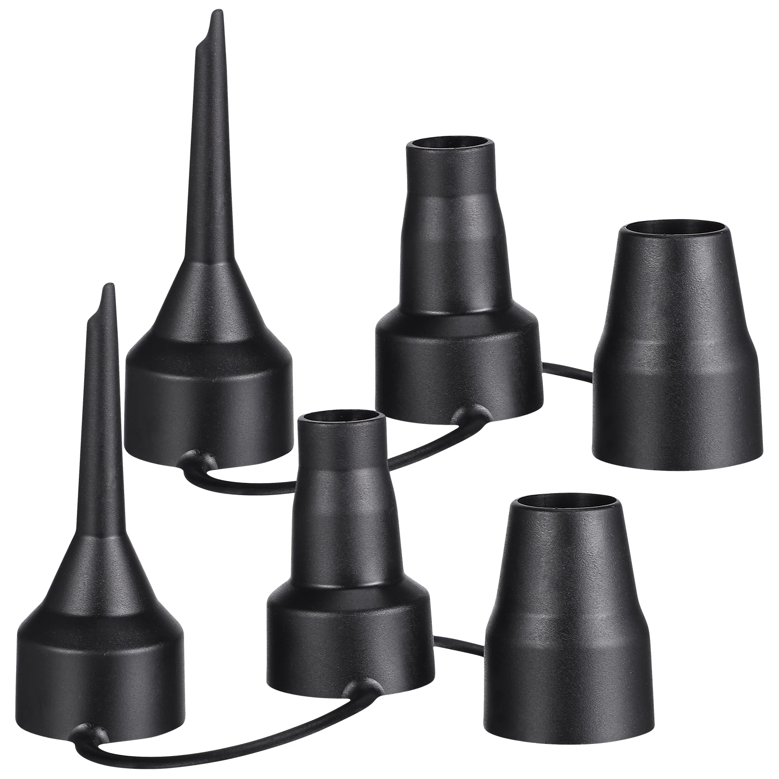 

Inflatable Replacement Nozzle Mouth 2 Sets Air Pump Toy Inflator Plastic Adaptor 3 Sizes Detachable Sturdy Durable