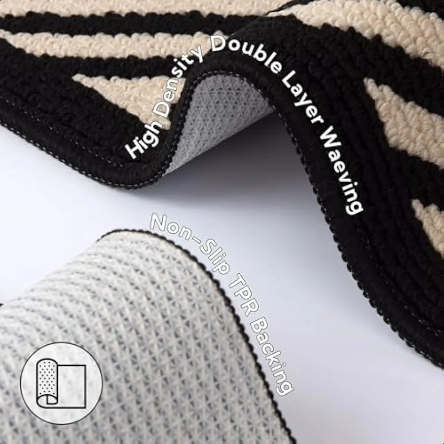 Kitchen Mats for Floor Kitchen Rugs Non Slip Washable Runner Rugs for Kitchen Floor 47" x 17.7" Stain Resistant Comfort Standin