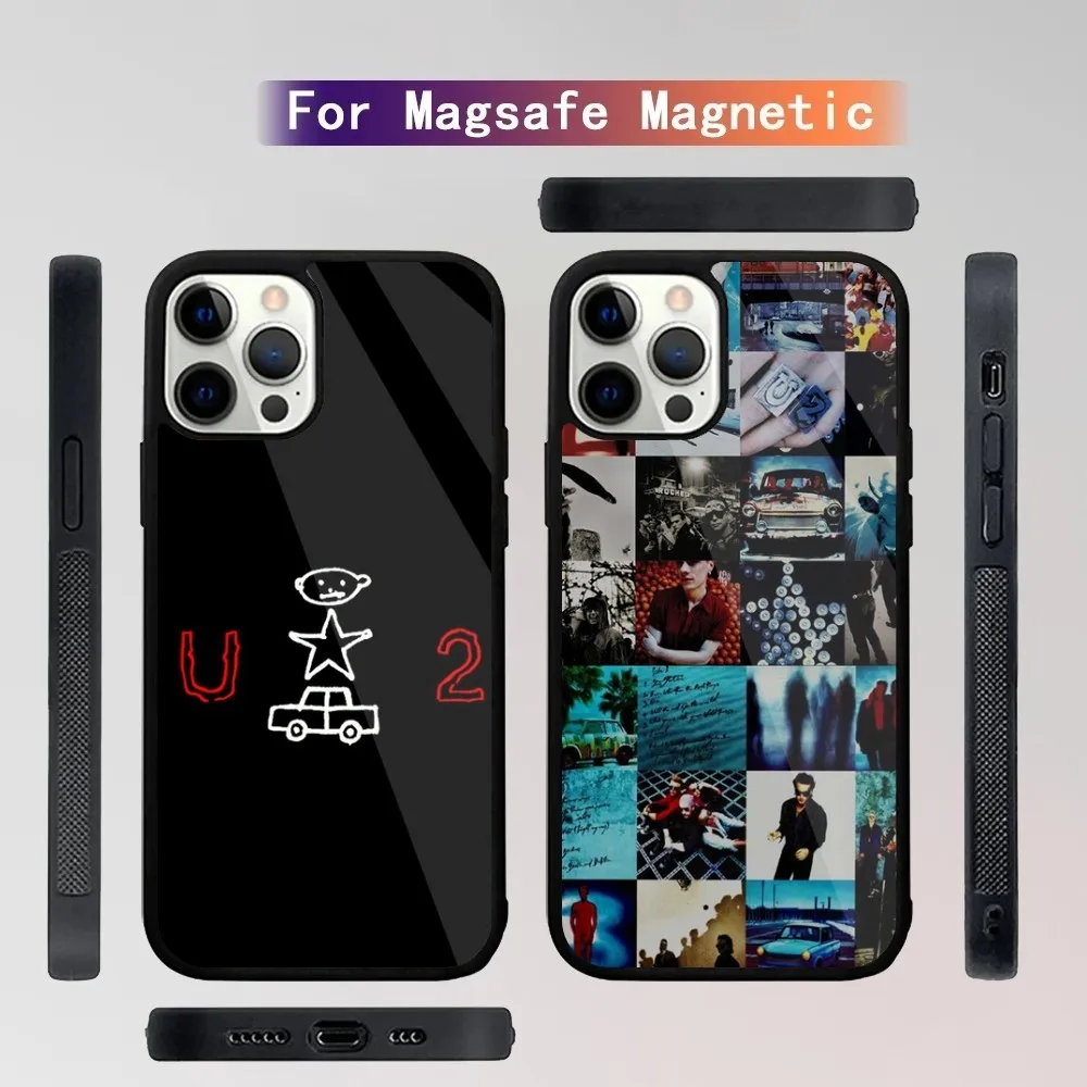 

Band U2 Phone Case For iPhone 15,14,13,12,11,Plus,Pro,Max Mini Magsafe Magnetic Wireless Charging