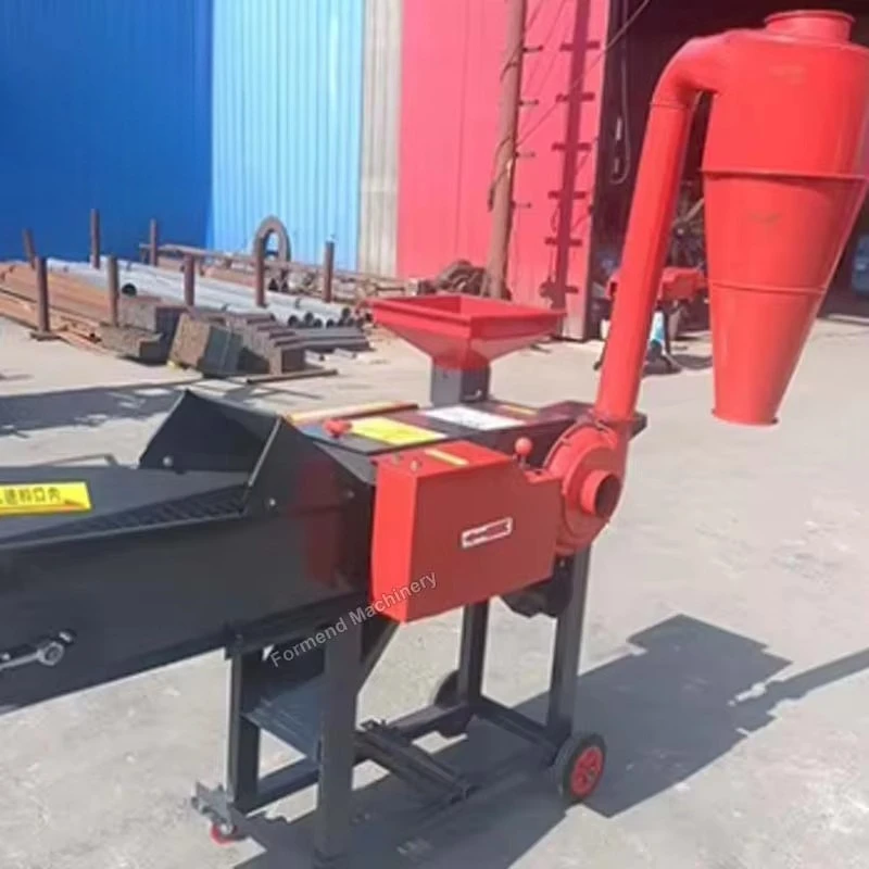 Factory Direct 2026 High Productivity 220v Cow Sheep Animal Agricultural Fodder Chaff Cutter Machine Factory Direct Supply for F