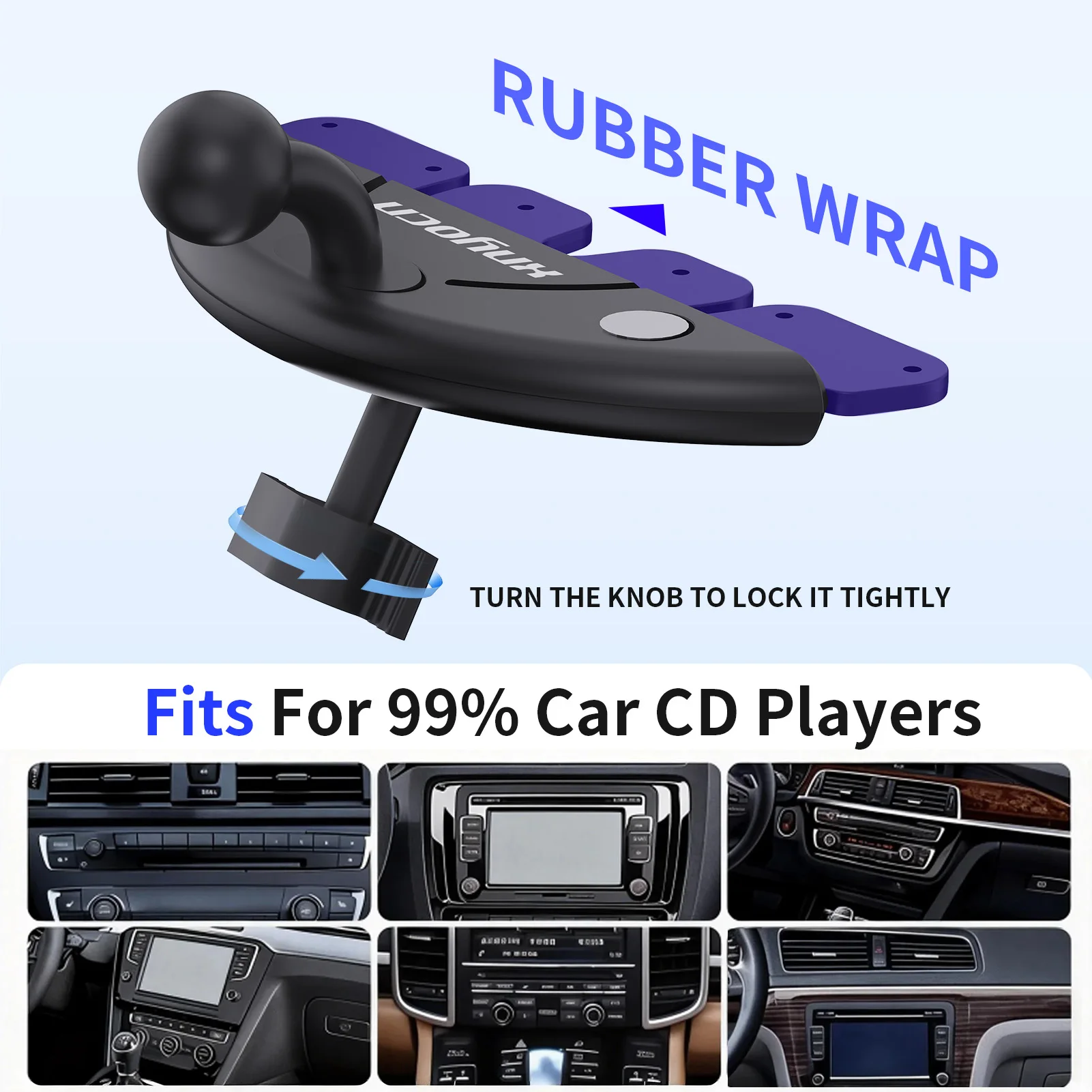 Auto-CD-Slot-Tablet-Handyhalterung Universelle Halterung für 4-14 Zoll Geräte Stabile Sicht auf dem Armaturenbrett für Navigation, Reisen und den täglichen Gebrauch – Detail 10
