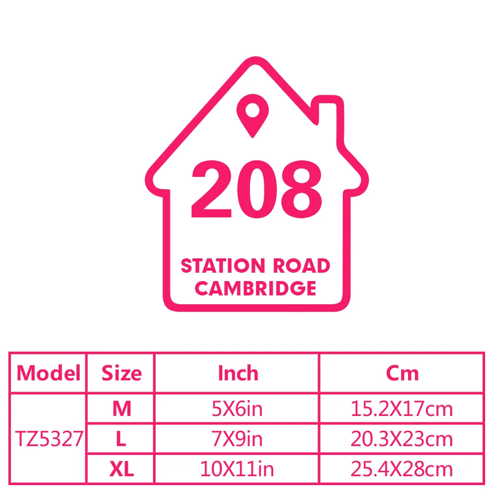 Custom Location Pin Wheelie Bin Sticker Waterproof UV Weather Resistant Vinyl Decal Strong Adhesive House Number Address Label