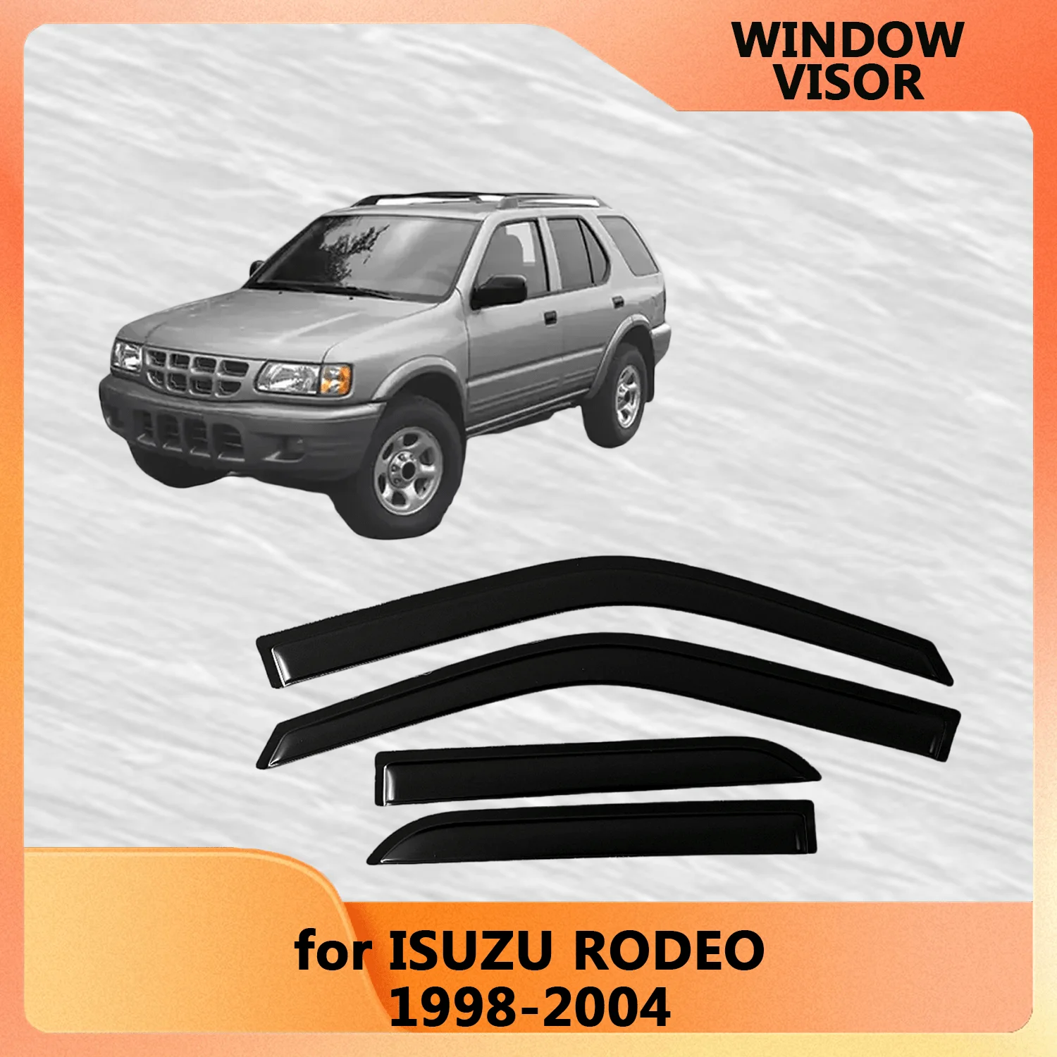 

Оконный козырек для ISUZU RODEO 1998-2004 гг., ветровые дефлекторы, защита от дождя, дверной козырек, вентиляционные шторы, внешние детали вентилятора