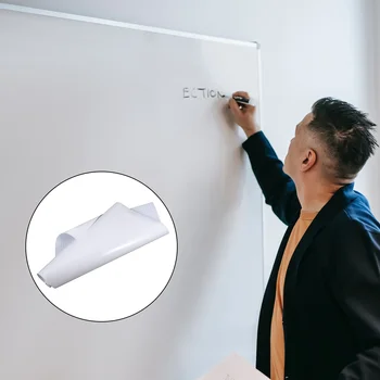 Adesivo de parede para quadro doméstico, adesivos para meninos, papel apagável a seco para desenho de plástico, quadro branco