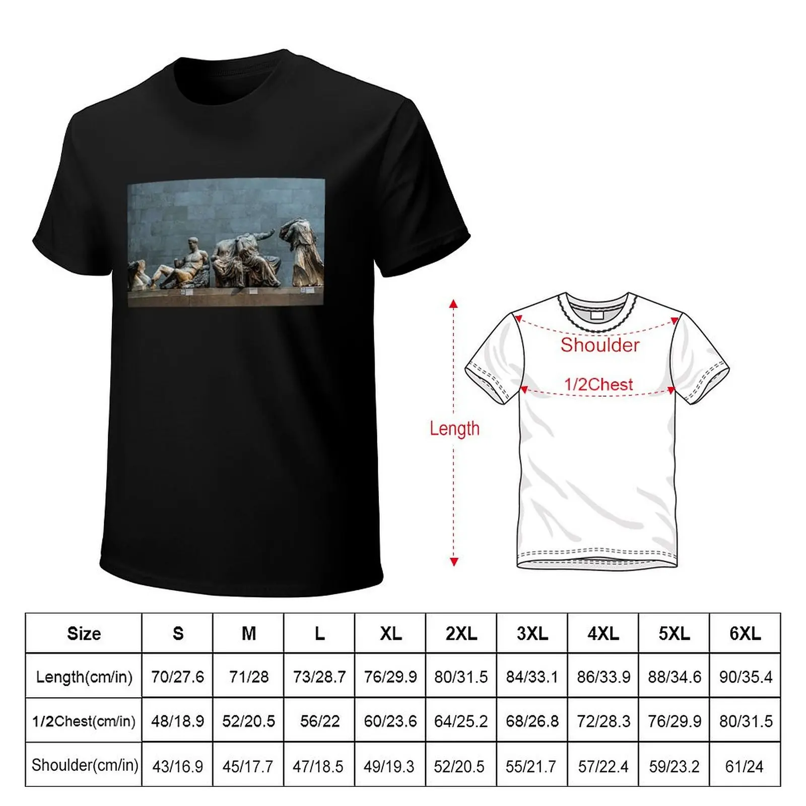 Stolen Elgin Marbles from Greece T-Shirt Lightweight Hiking T-Shirt