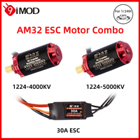 9IMOD Brushless ESC Motor Combo AM32 30A  ESC 1224 Motor 4000/5000KV Outrunner Motor For RC 1/24 Crawler Car Axial SCX24 TRX4M