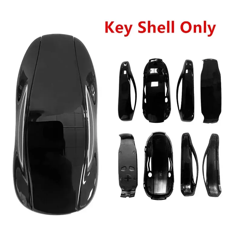 KEYECU Replacement Keyless Smart Remote Car Key Shell Case Cover fits For Tesla Model X 2016-2023