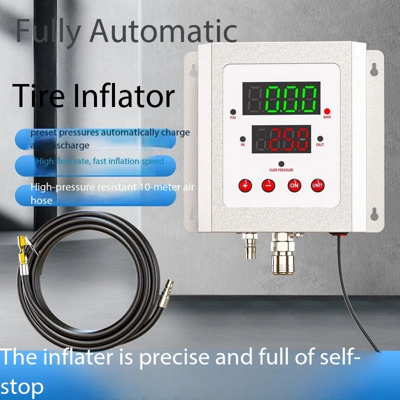 110V-220V High-precision Fully Automatic Inflator For Car Tires 45W Waterproof And Rust Proof
