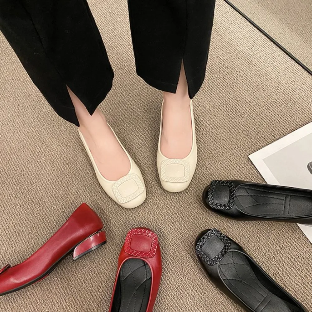 Weiche Lederschuhe mit weicher Sohle aus Kuhsehnen, Frühling/Herbst, Damenlederschuhe, festliche Damenschuhe für Sommer, Hochzeit, Bankett, Muttertag – Detail 18