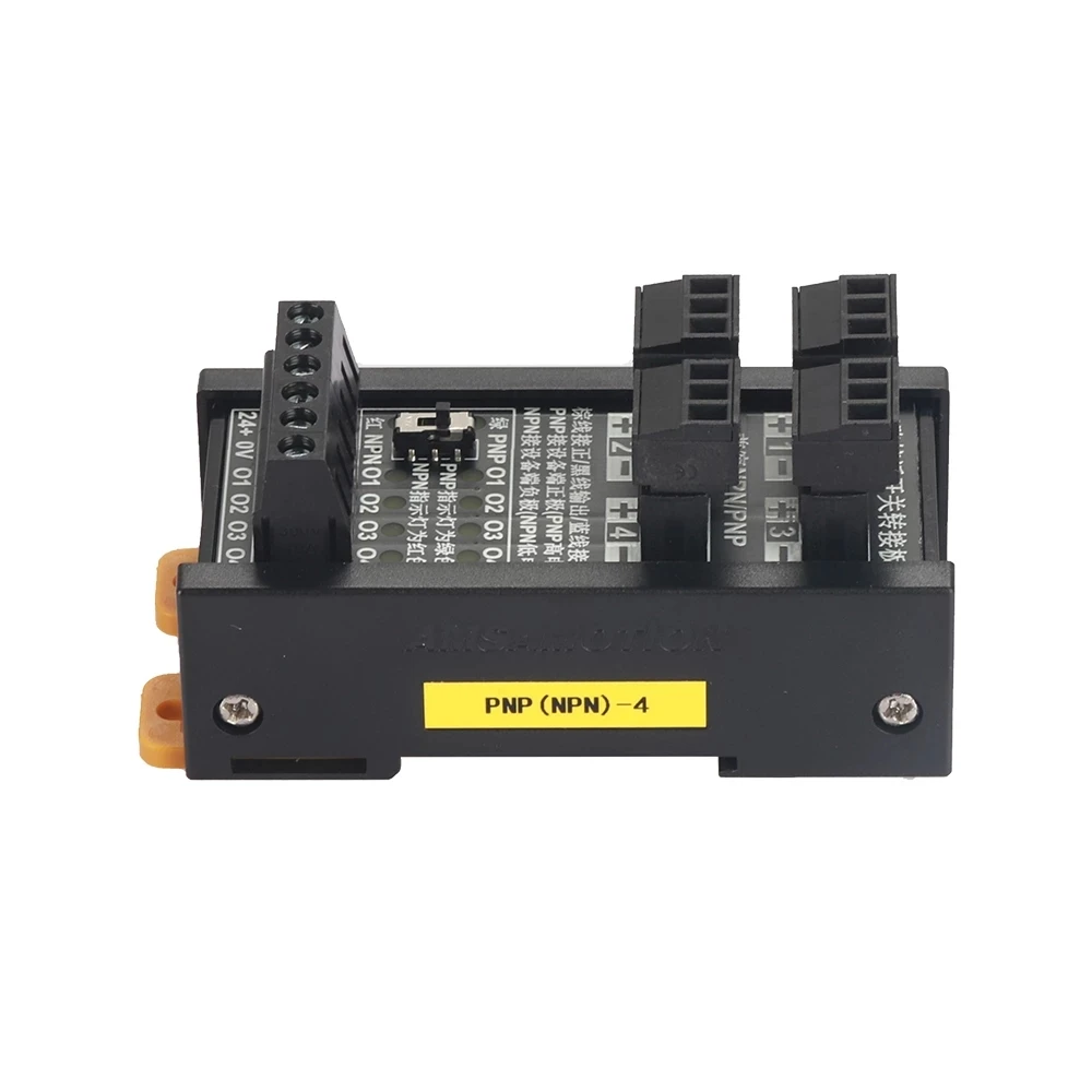 Placa de conversão fotoelétrica do módulo de entrada do plc do fio 4-way do trilho 2 3 do ruído do bloco terminal npn/pnp do sensor do interruptor de proximidade