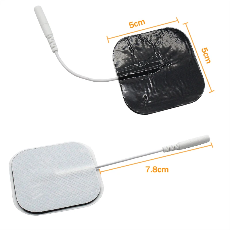 10pcs Non-woven Pin-type with Tail Patch Electrode Patch Electrode Pads for Tens Digital Massage Device