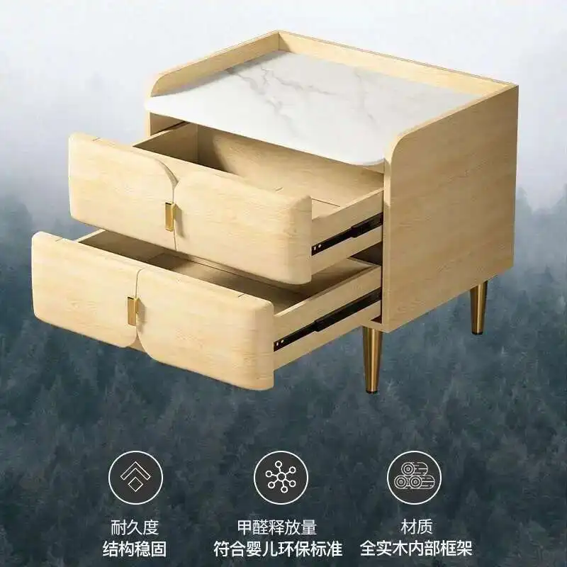 Multifunction Drawers Nightstand Modern Bedroom Dressing Bedside Table Small Computer Outdoor Cabinet Comodini Dining Tables