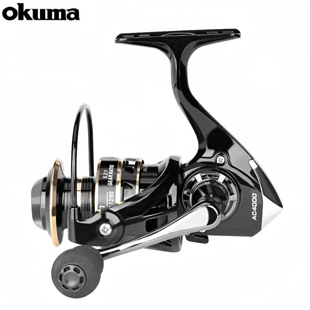 Imagem -04 - Okuma-flagship Drum Ocean Fishing Reel Spinning Reel ac 200010000 Series 20kg Max Drag Relação de Velocidade de 4.1:1 5.2:1 Linha de Pesca Livre