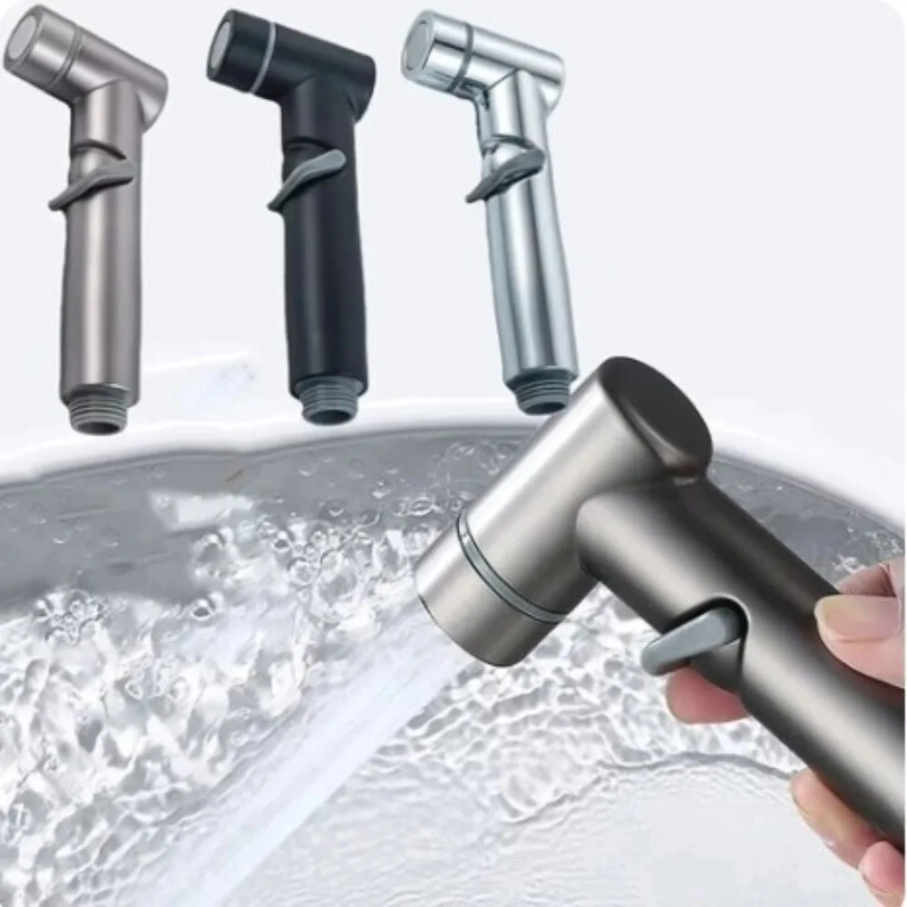 1 PCS Handheld Toilet Faucet Sprayer Held ABS Sprayer Hand Bidets Spray Bathroom Self Cleaning Shower Head Hand Faucets