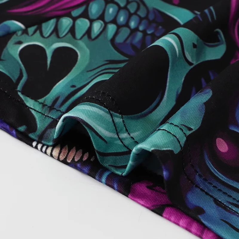 5 Stück zufällige atmungsaktive Herren-Boxershorts mit bunten Graffiti-Mustern, elastischem Bund, trendige und modische Unterwäsche – Detail 8